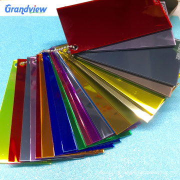 Guangzhou 3mm/ 5mm/ 6mm decoração de parede de janela Plexiglass Mirror Acrílico Folha de acrílico